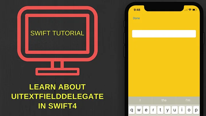 How to use UITextFieldDelegates in swift 4