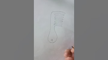 #shorts||how to draw comb /easy haircomb drawing #viral#trending#status