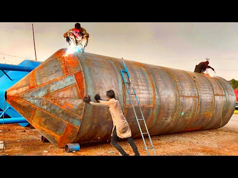 How Experience Fabricator Built a Huge Storage Silo Tank with Minimal Tools