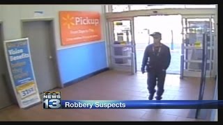Police search for suspects in Walmart robbery