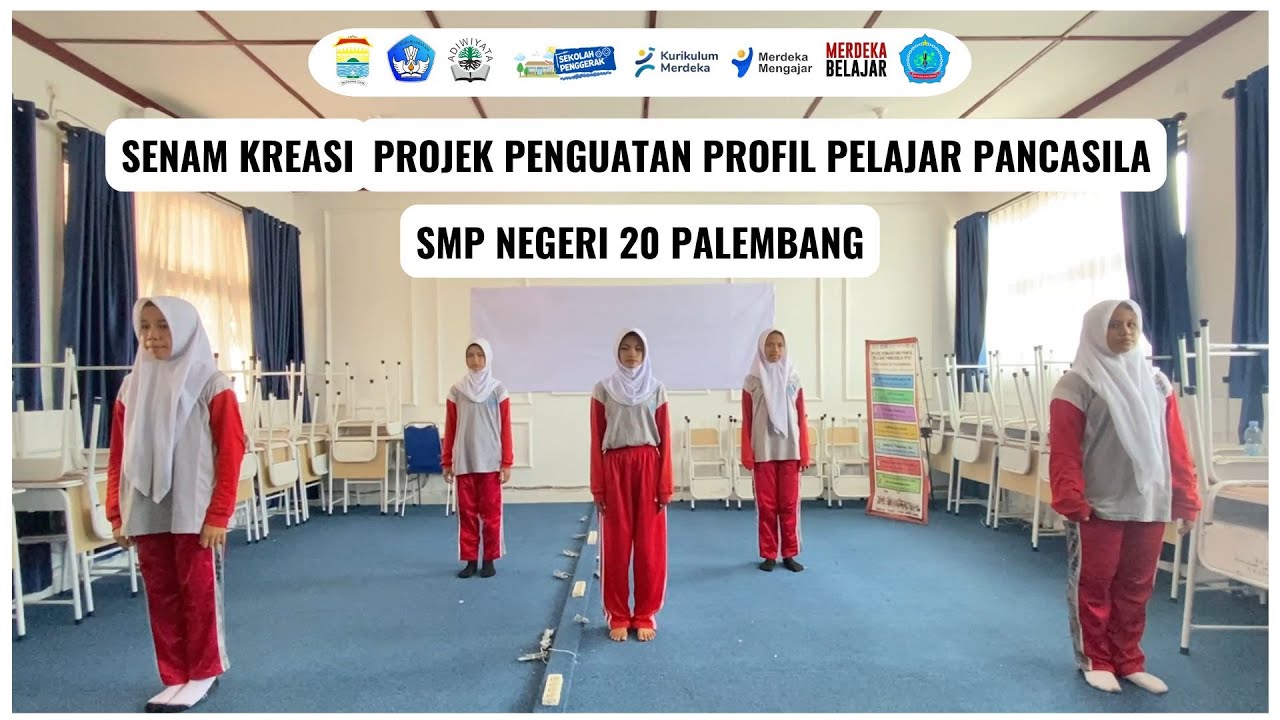 Senam Kreasi P5 | Gelar Karya | SMP Negeri 20 Palembang - YouTube