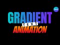 Create an Animated Gradient text in Canva