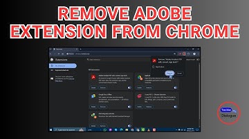 How to Remove Adobe Acrobat Extension From Google Chrome