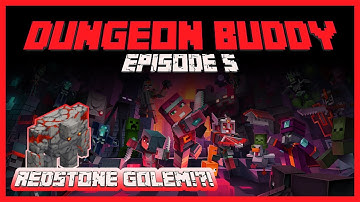 Dungeon Buddy: Redstone Mines | Episode 5 | Minecraft Dungeons Mainland + Redstone Golem Boss Fight