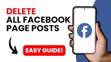 How To Delete All Facebook Page Posts Fast (EASY WAY!)