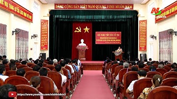 Đại biểu Quốc hội tỉnh tiếp xúc cử tri huyện Yên Mô