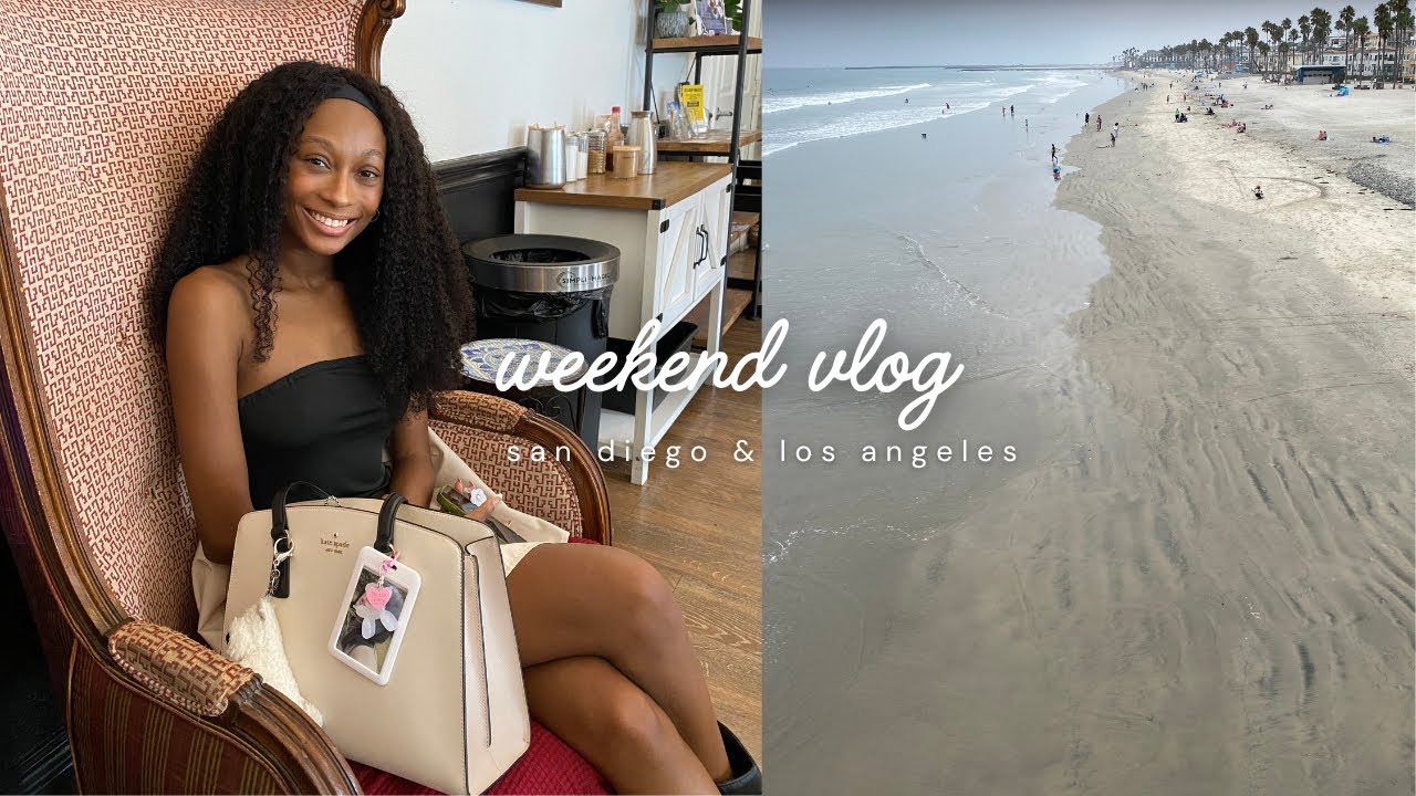 weekend vlog | day trip to san diego & birthday dinners - YouTube