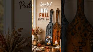 Información DIY Fall Paddle Signs🍂🎃– Stencil & Transfer Craft Tutorial Actualización