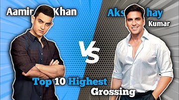 Aamir Khan Vs Akshay Kumar Top 10 Highest Grossing Movies Comparison 🤯