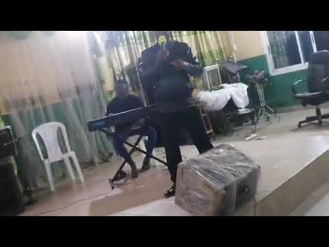 Pa Ntuba Wilfred with Worship Center in kumba April 2024