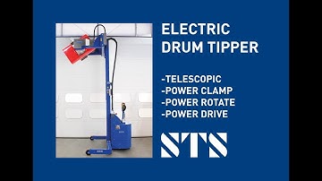 Telescopic Fully-Powered Drum Clamping and Tipping Unit (STE06-RRH01)