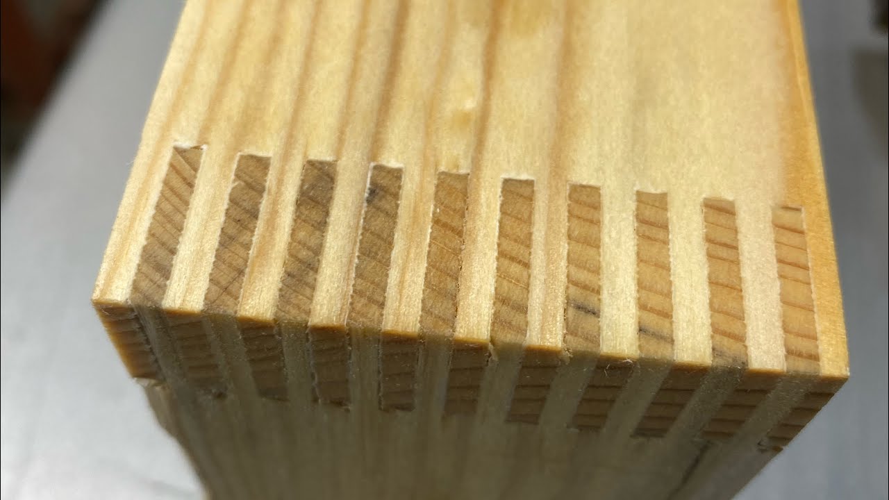 how to build a simple box joint jig YouTube
