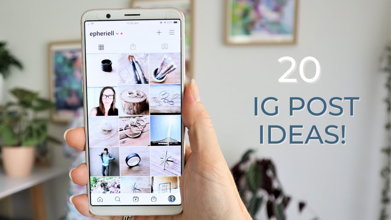 20 Instagram Photo Ideas! {Handmade & Product-Based Business}