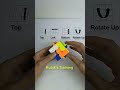 How to solve rubiks cube 3x3  cube solve magic trick formula shorts