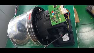 Test the electric grease lubrication pump