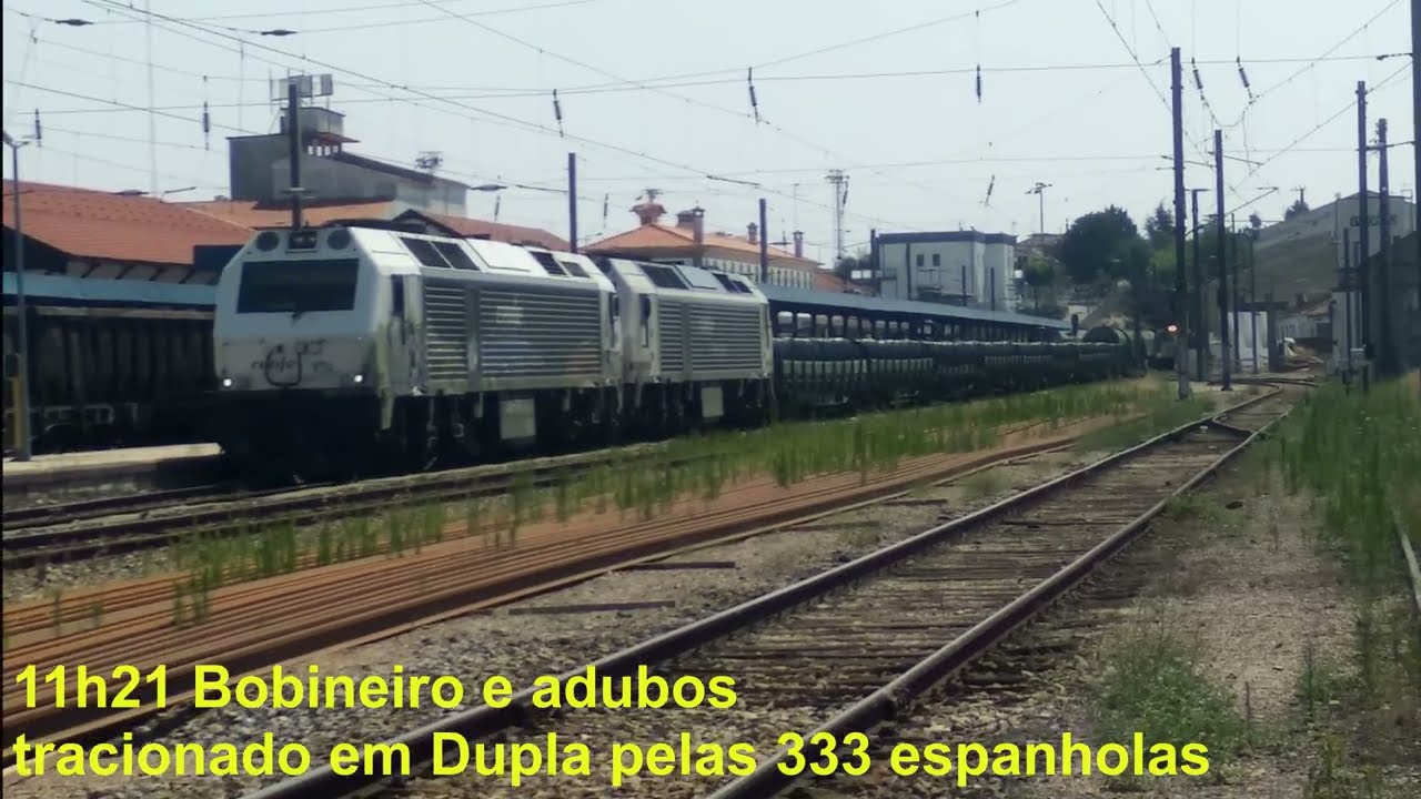 Comboios em Vilar Formoso - 11jul22