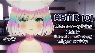 [ASMR] 1 on 1 ASMR lesson 🤓 ☝️| teacher roleplay💖| various triggers | soft spoken ✨| 3DIO/binaural screenshot 5