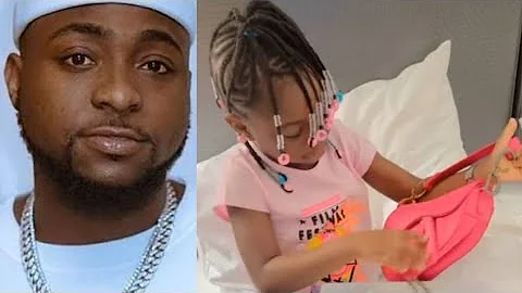 Davido gifts his first child, Imade Adeleke, Dior bag worth 1.7 million naira For her 6th birthday