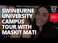 Swinburne university campus tour with maskit mati