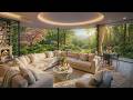 Stress Relief with Relaxing Morning Jazz Music | Calm Jazz at Spring Living Room Ambience for Unwind