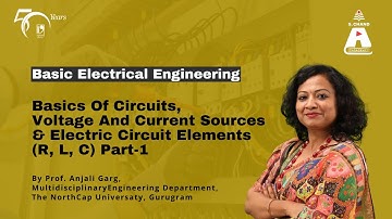Basics Of Circuits, Voltage & Current Sources & Electric Circuit Elements (R,L,C)-1| S Chand Academy
