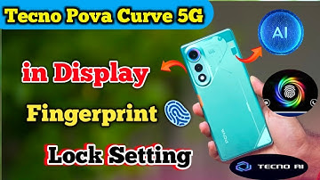 Tecno Pova Curve 5G Me In Display Fingerprint Lock Kaise Lagaen, Tecno Pova Curve 5G Finger lock
