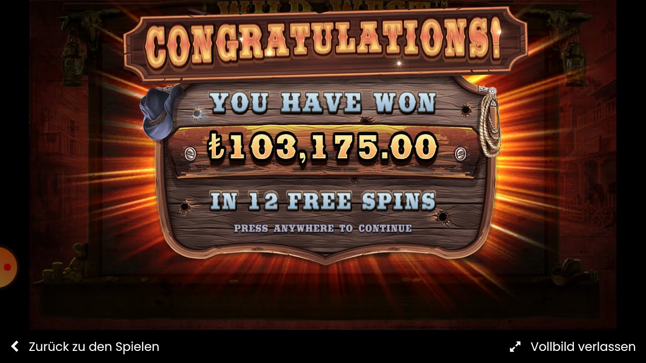 slot wild west gold jackpot
