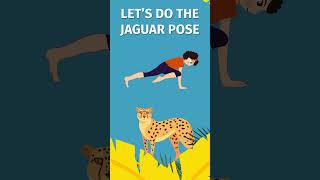 Let’s learn the Jaguar pose! #yogainthejungle #yogaguppy #yoga