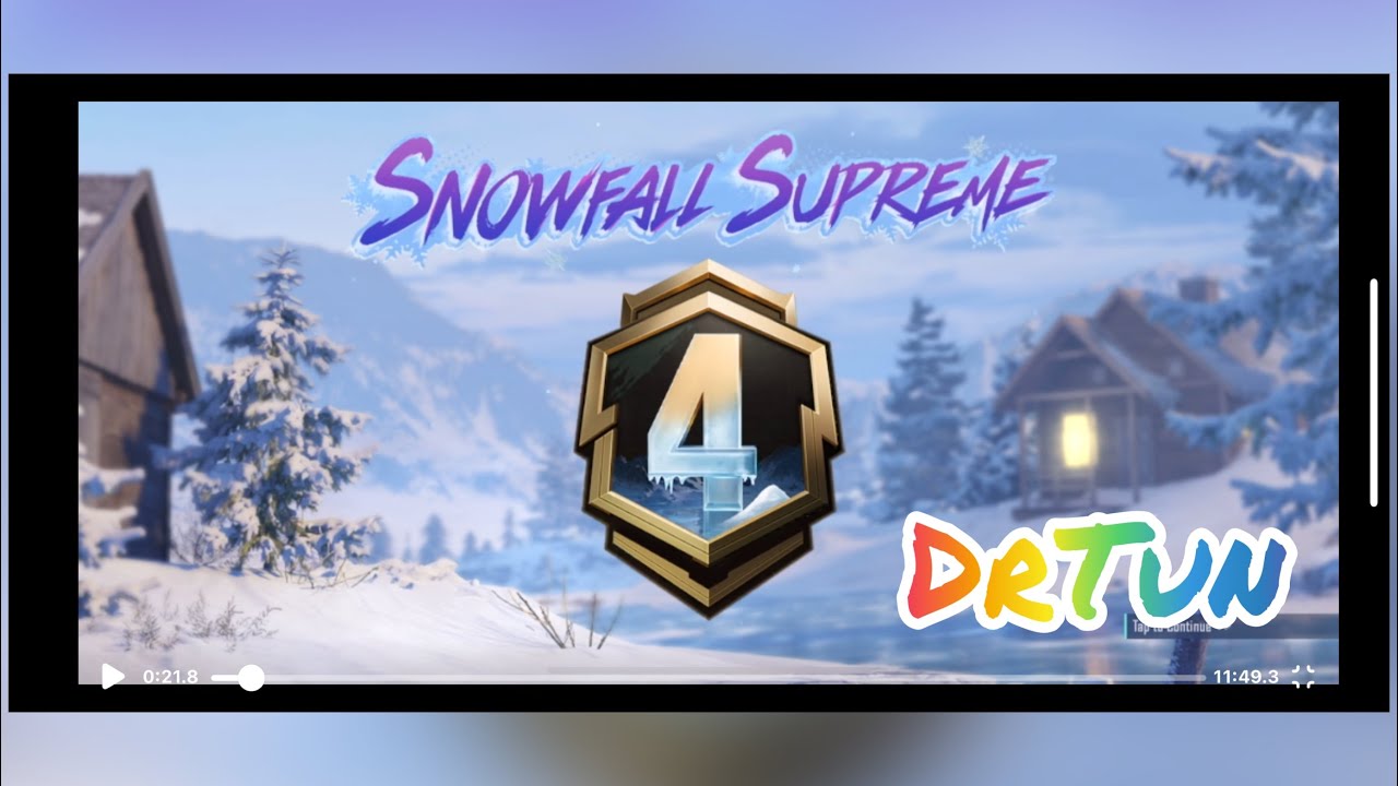 Snowfall Rp S4 Snowfall Supreme RP Max ️🔥#pubgmobile #pubg #fmradiogaming # ...