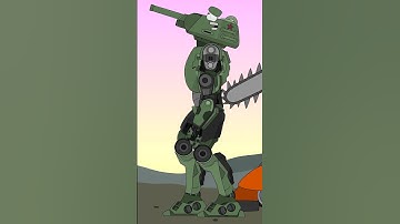 Robo-Tank Chainsaw #shorts