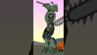 Robo-Tank Chainsaw #shorts screenshot 4