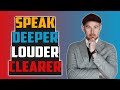 How to speak with clarity depth and volume