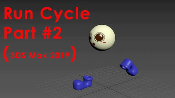 3DS Max 2019 animation - run cycle - part 2