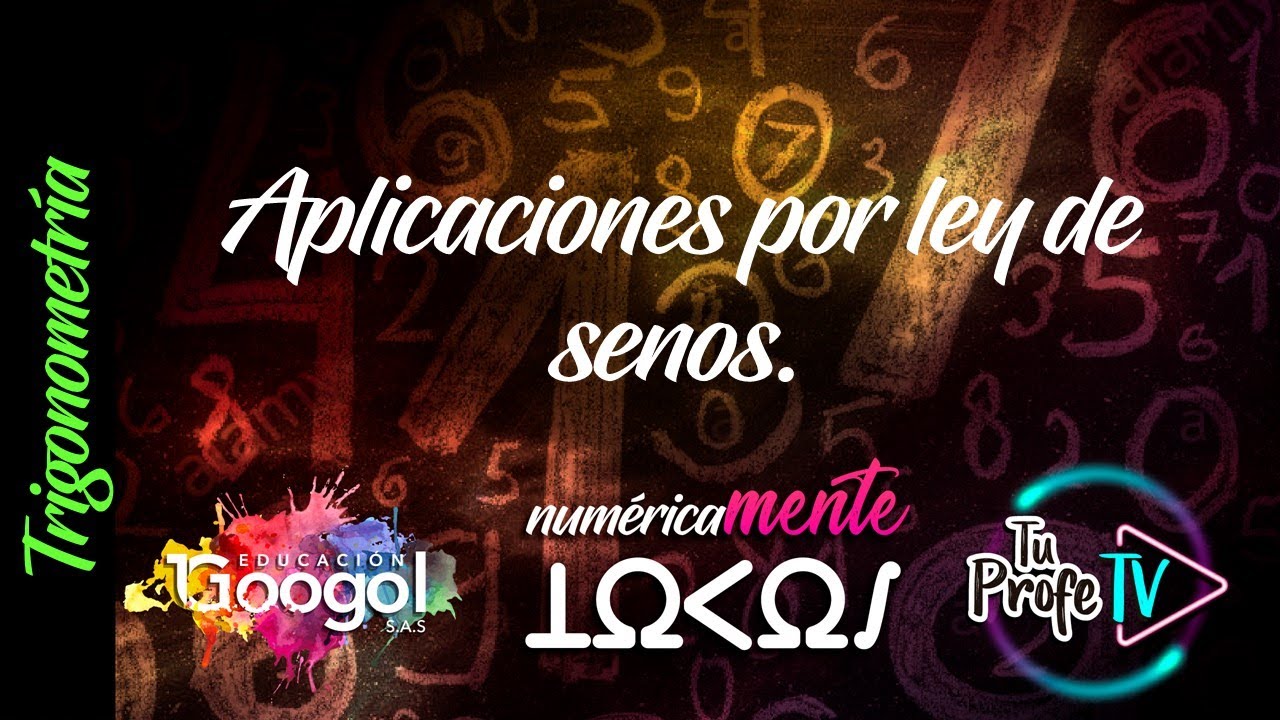 aprender in english Aplicaciones por ley de senos.(Clase 108)