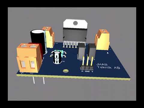 Video: Hur man designar kretsar och skapar ett kretskort med Autodesk EAGLE: 9 steg Video: Hur man designar kretsar och skapar ett kretskort med Autodesk EAGLE: 9 steg