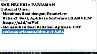 Cara Membuat Soal dengan Examview dan Import Ke Aplikasi AIO CBT