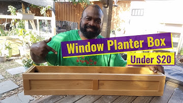 Window Planter Box Under $20 // DIY // Collab