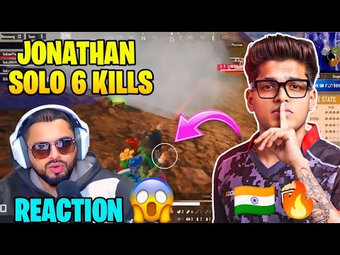 SID REACTION ON JONATHAN SOLO 6 KILLS 👑 GODL 12 KILLS DOMINATION 🤯 ...