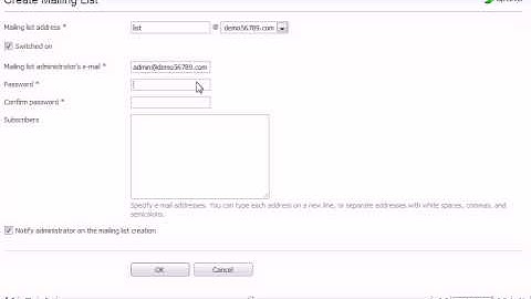 How to create Mailing Lists in Plesk