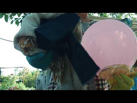 Большие вазоны для сада своими руками. 3 способа. - YouTube