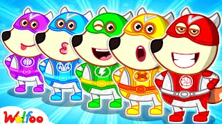 New Kids Turn Into Superheroes And Help Everyone - Lets Be Superheroes With Lucy Wolfoo Family