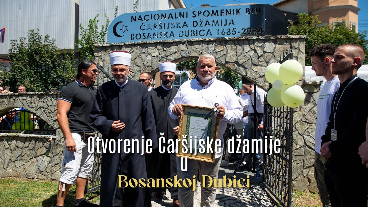 Svečano otvorenje Čaršijske džamije u Bosanskoj Dubici