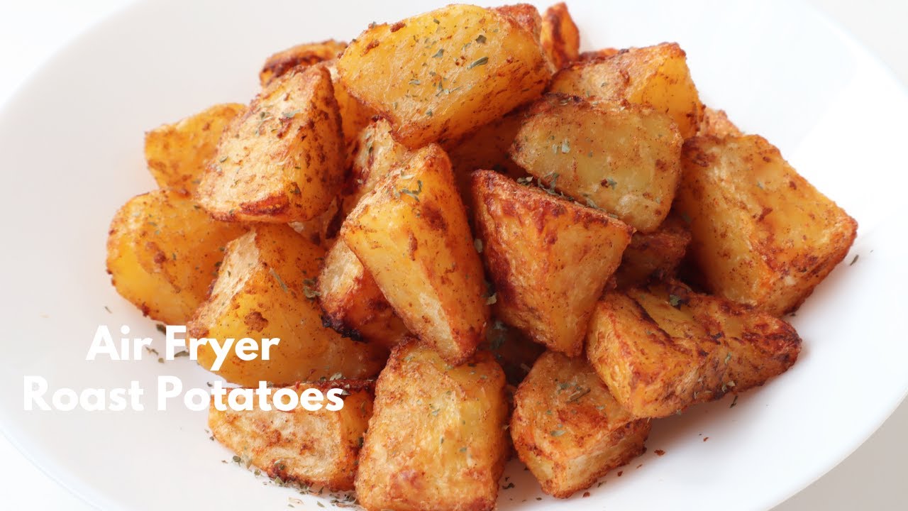 Simple Air Fryer Roast Potatoes – Curly's Cooking