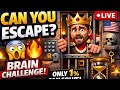 KING ESCAPE LIVE 🔴 | Can You Solve This Puzzle? 🧠🔥 | Brain Challenge Gameplay (USA Trending)"