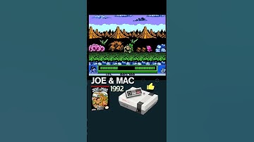 JOE & MAC (CAVEMAN NINJA) on the NES in 1992