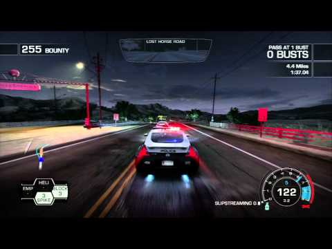 Need For Speed Hot Pursuit PS3 DEMO Dark Horse Hot Pursuit Traffic Police 10 30 10