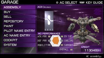 Armored Core Silent Line Portable - AI Arena Battles #8
