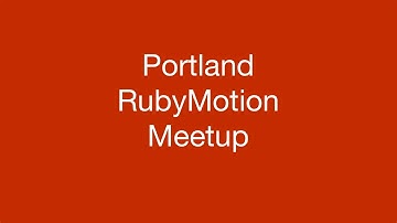 Building Menu Bar Apps - RubyMotion Meetup - February 2017