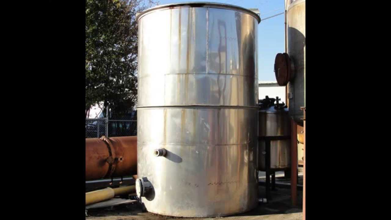 4500 gallon stainless steel vertical tank