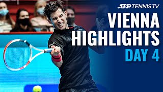 Thiem Cruises; Dimitrov Upsets Tsitsipas in Epic | Vienna 2020 Highlights Day 4